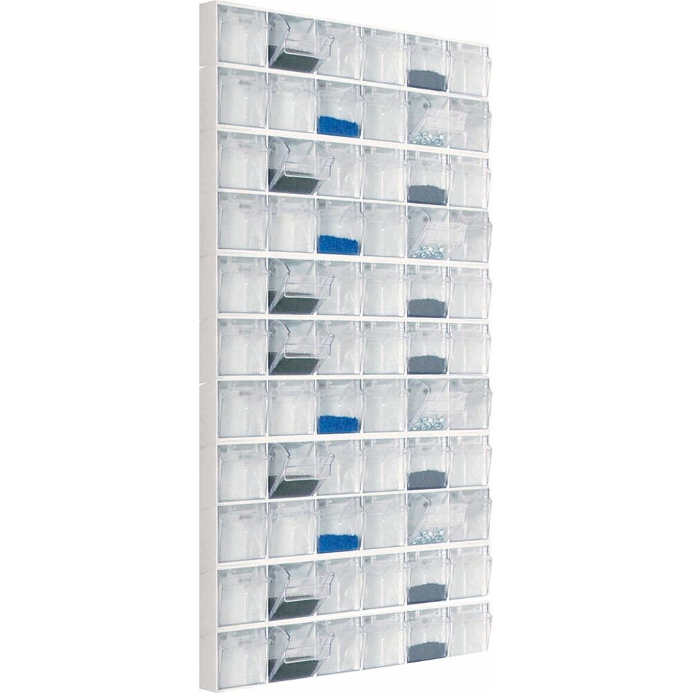Armoire de rangement 11 modules avec 66 tiroirs basculants 600x114x1254mm - TAYG - 72674