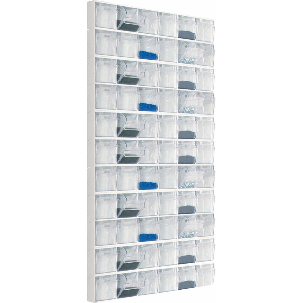 Armoire de rangement 11 modules avec 66 tiroirs basculants 600x114x1254mm TAYG - 72674