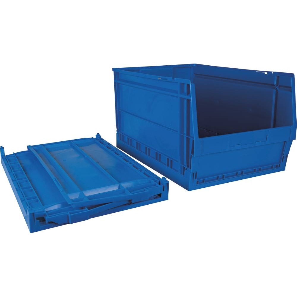 Boîte à bec pliable bleue 600x400x325mm TAYG - 72693