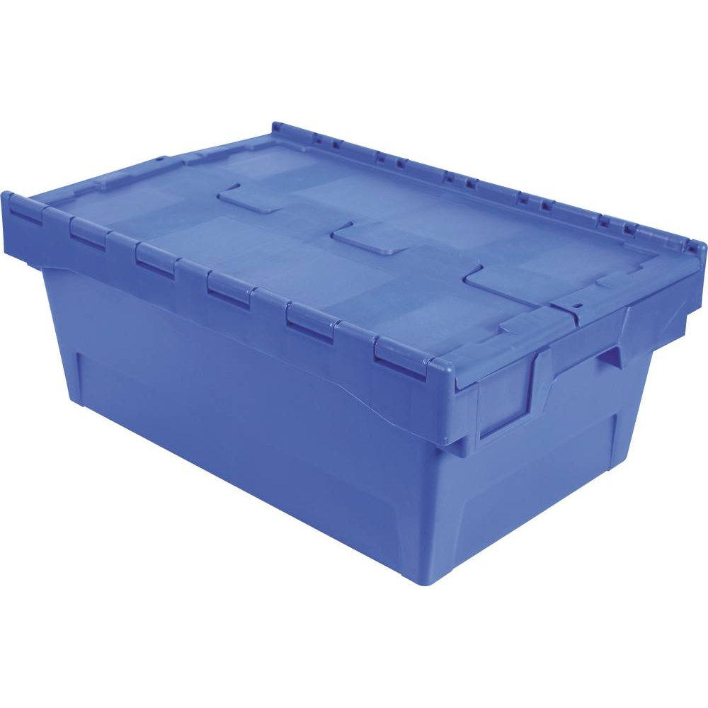 Caisse de transport avec couvercle rabattable 39L 600X400X240mm TAYG - 72702