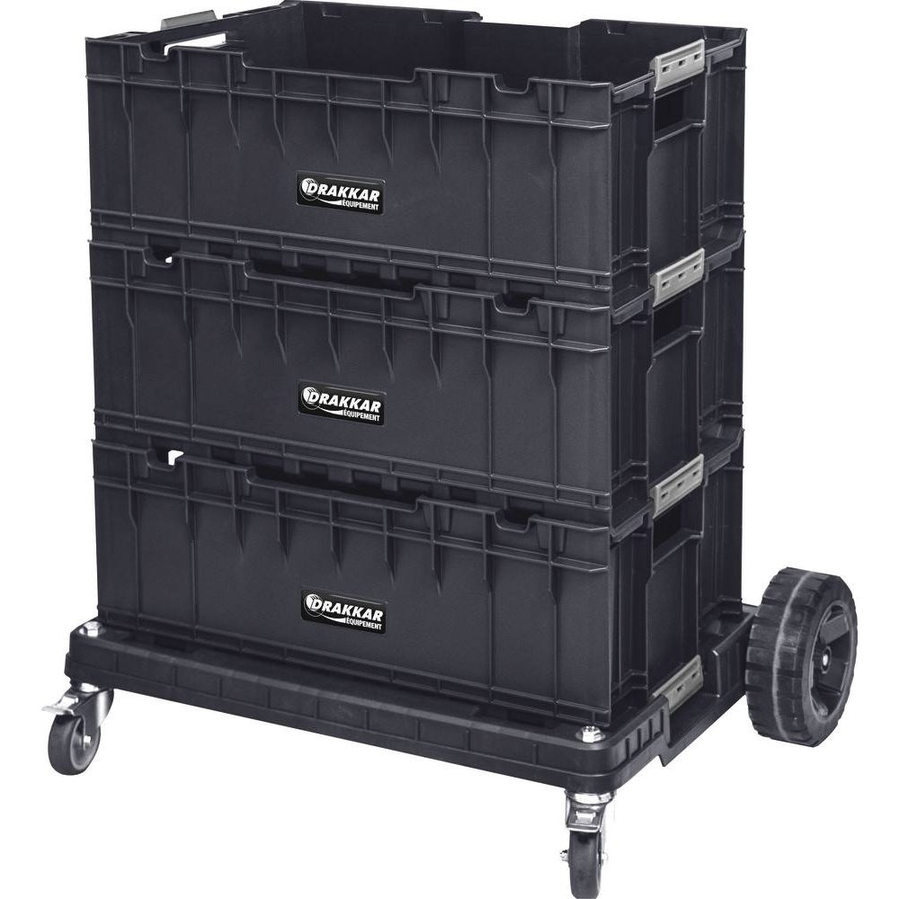 Plateforme sur roues COBOX 3 Bacs de rangement 745x510x771mm DRAKKAR EQUIPEMENT - 72730