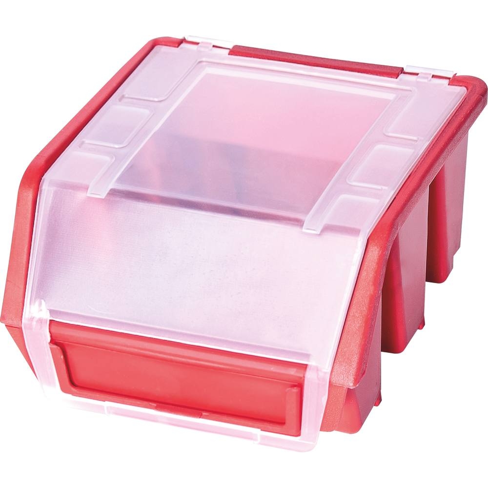 Boîte à bec rouge avec couvercle 112x116x75mm DRAKKAR - 72760