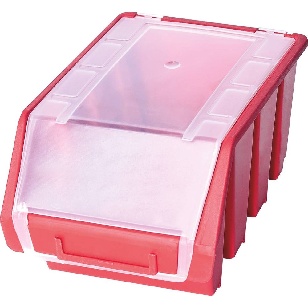 Boîte à bec rouge avec couvercle 240x170x126mm DRAKKAR - 72775