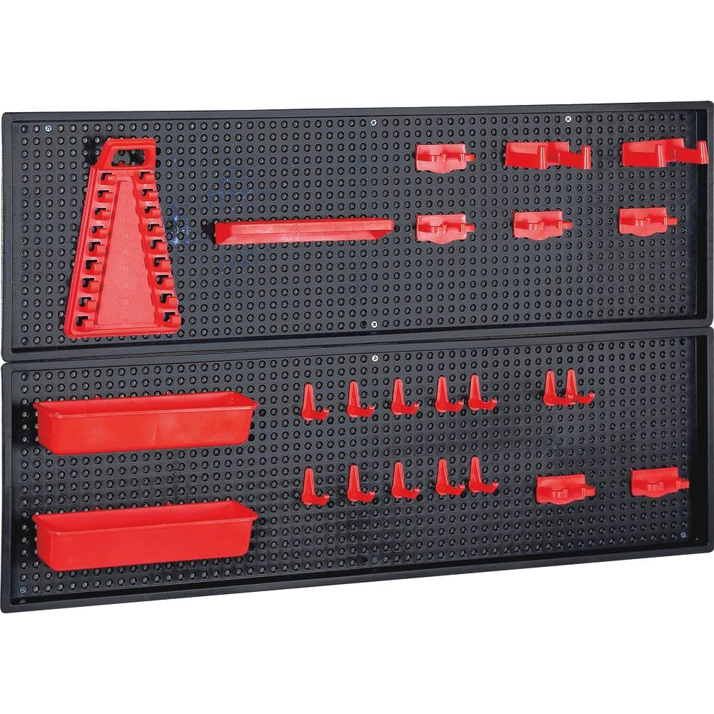 Panneau mural PVC 800x500mm avec supports porte outils DRAKKAR - 72784