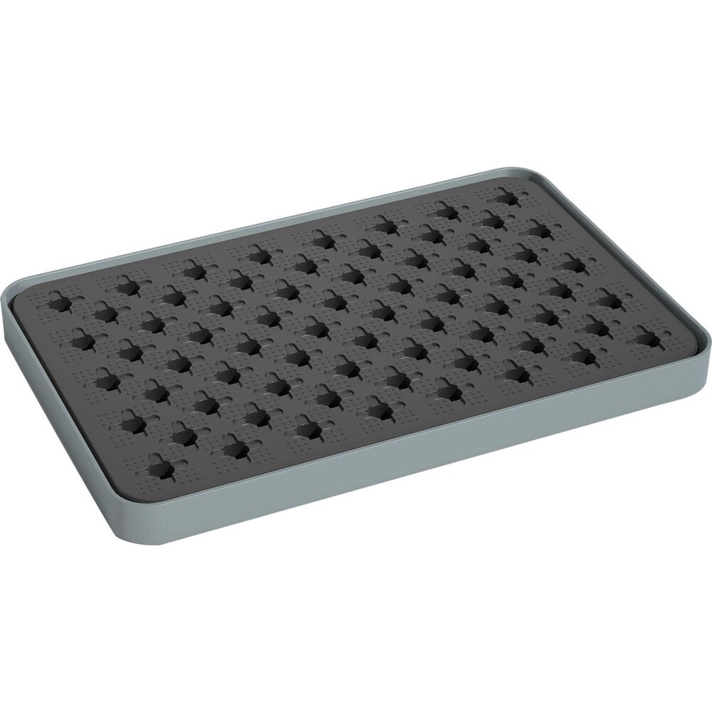 Bac de rétention 8L avec caillebotis 100% PE ultra bas DRAKKAR - 72800