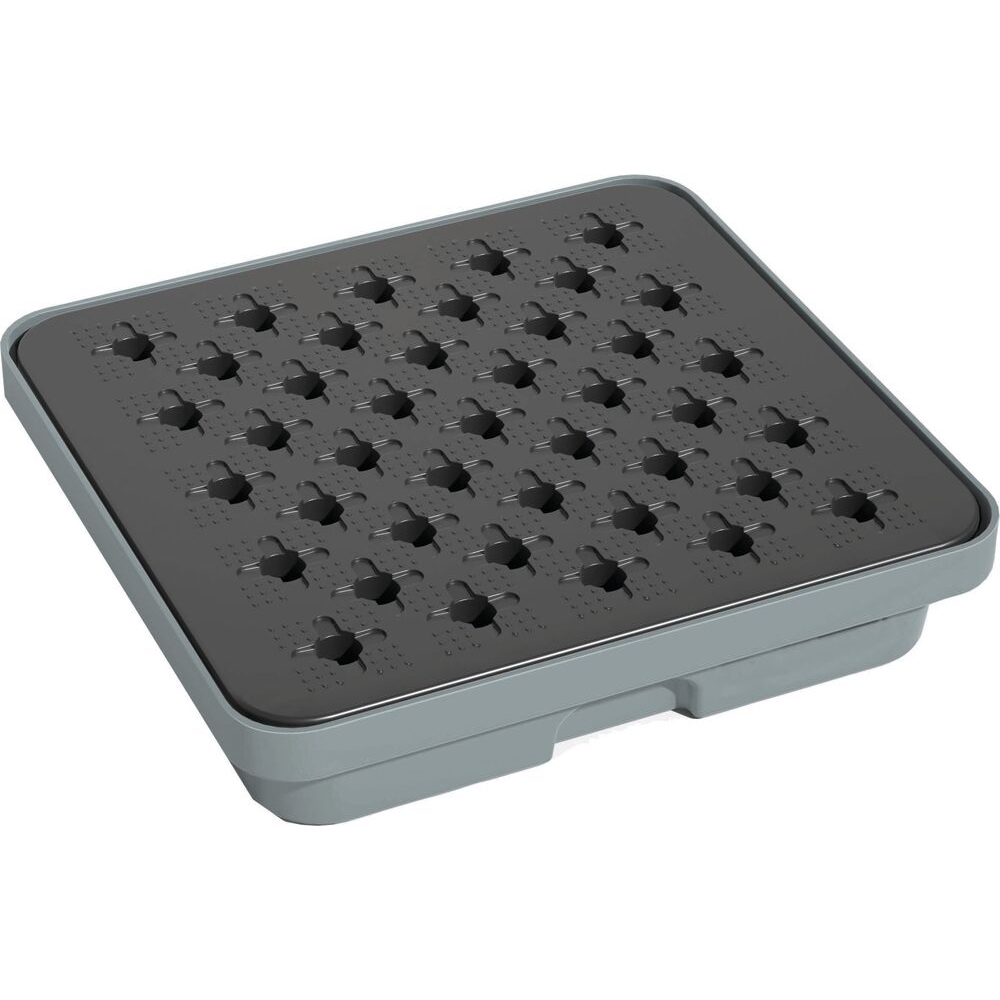 Bac de rétention 10L avec caillebotis 100% PE ultra bas DRAKKAR - 72802