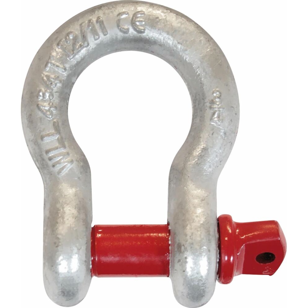 Manille lyre avec axe vissé à œil 13mm 1,5T grade 80 - 74257