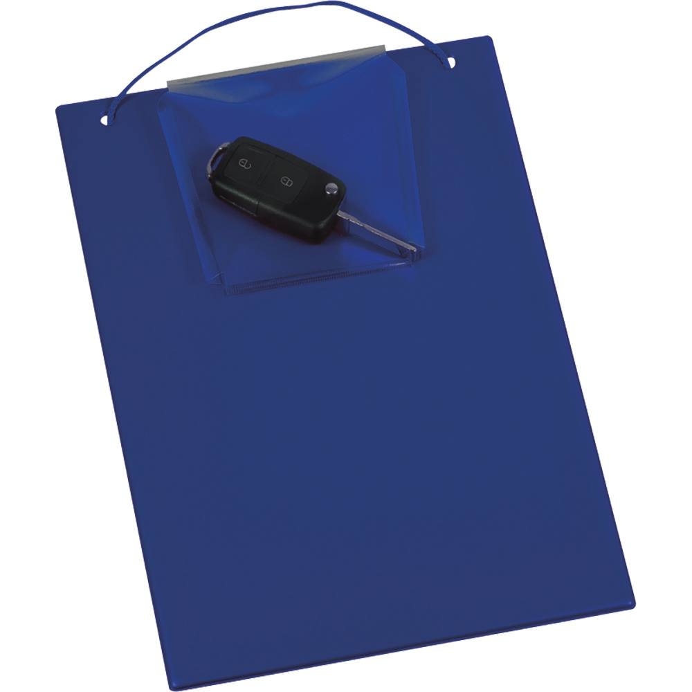 Tablette de fiche travaux A4 bleue - lot de 10 pcs EICHNER - 74605