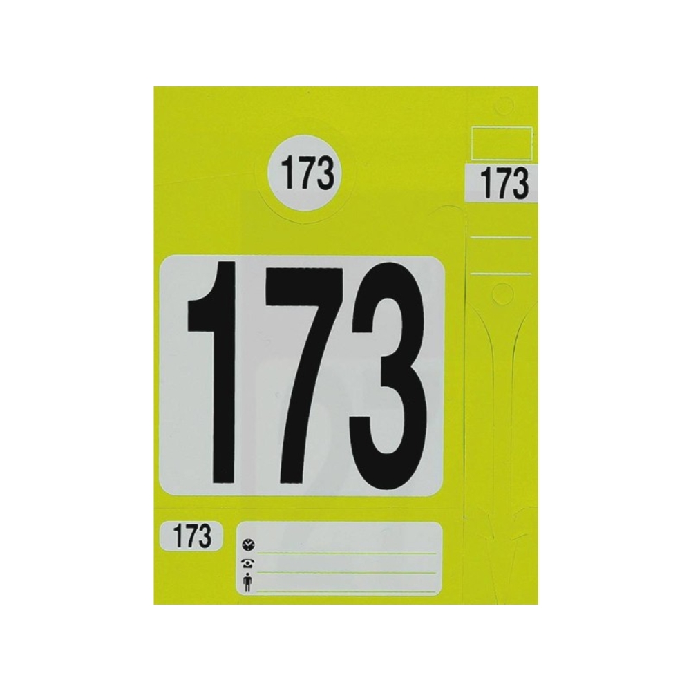 Jeu d'étiquettes et porte EICHNER - 74690