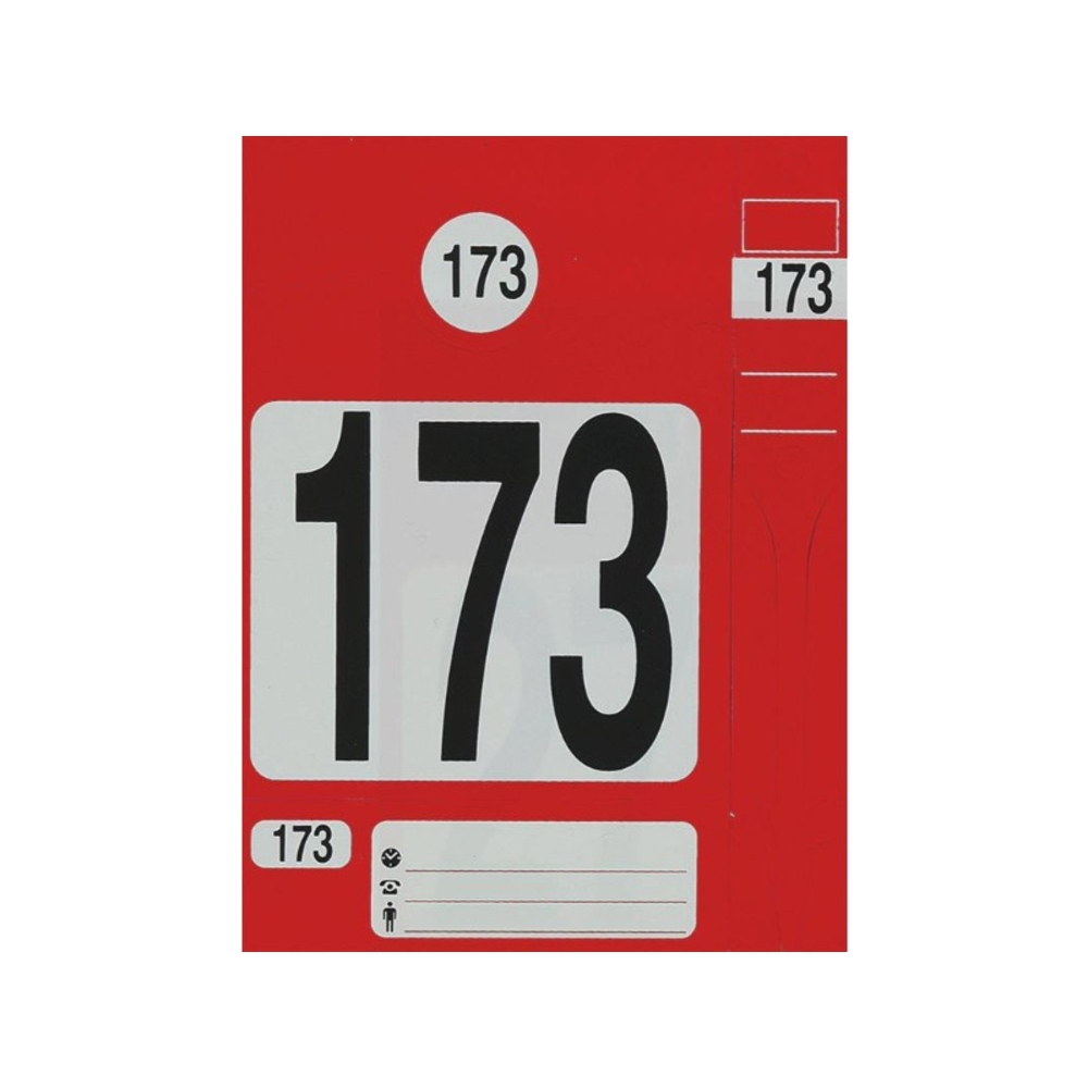 Jeu d'étiquettes et porte EICHNER - 74692