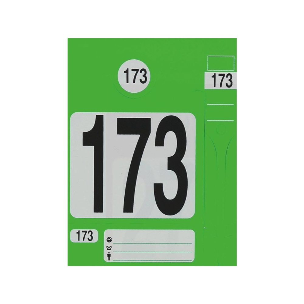 Jeu d'étiquettes et porte EICHNER - 74693