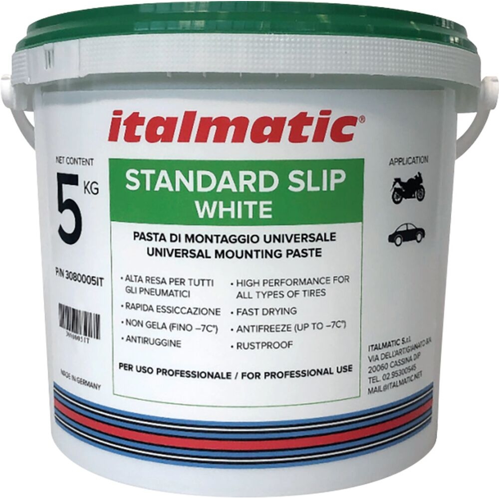 Crème de montage blanche pour pneu - seau de 5kg - 74902