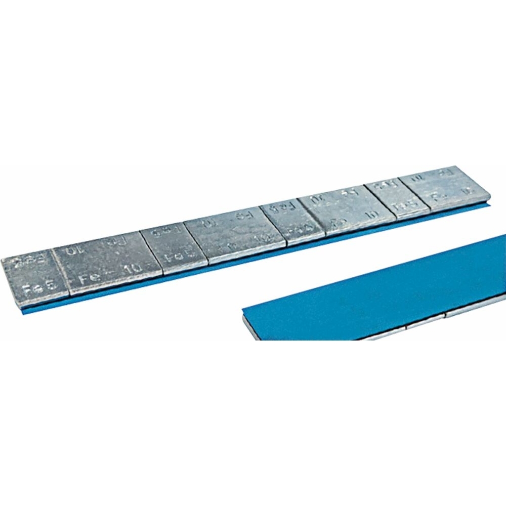 Masse adhésive argent en acier zingué 60g - lot de 100 pcs - 74920