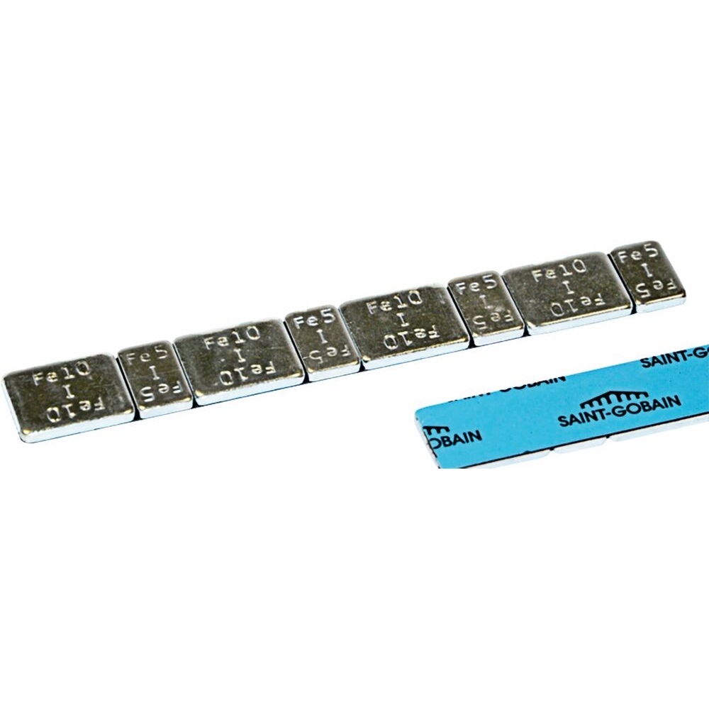 Masse adhésive St Gobain argent en acier 60g ((5g+10g) x4) - lot de 100 pcs - 74922