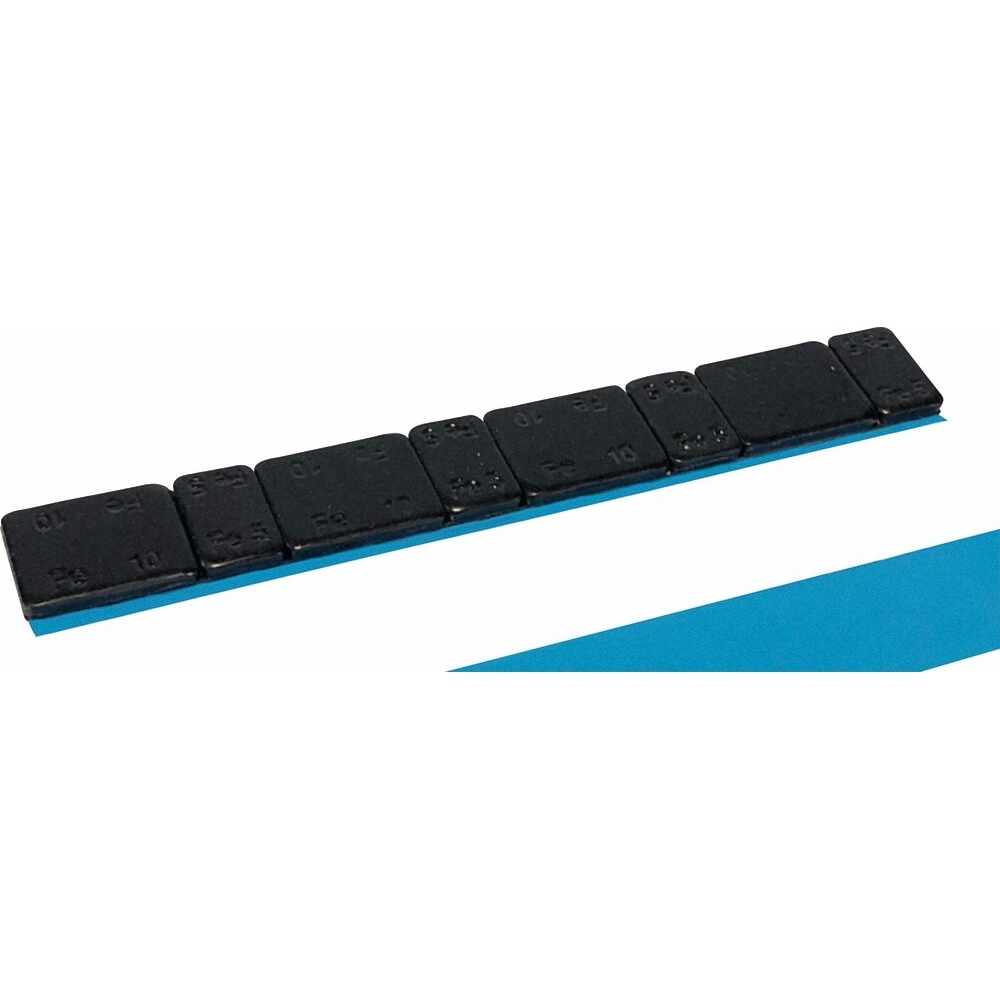 Masse adhésive noir en acier zingué 60g - lot de 100 pcs - 74924