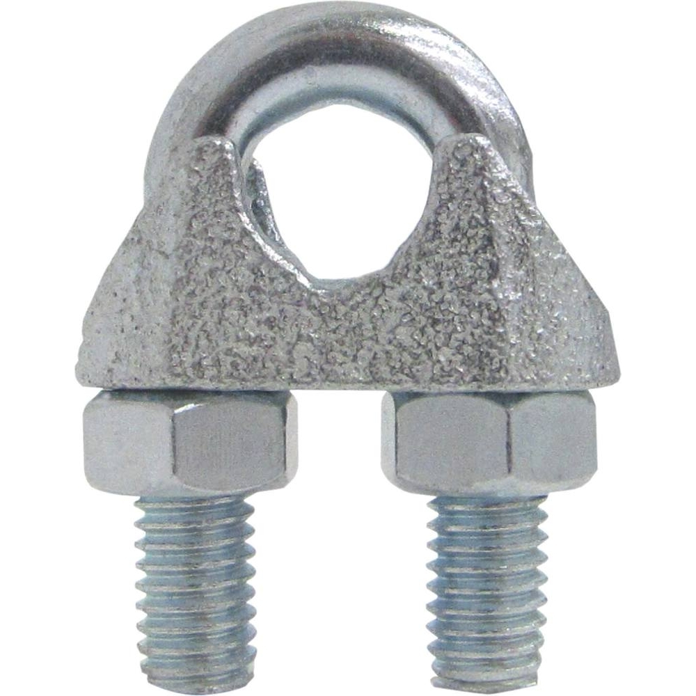 Serre-câble étrier en fonte 5mm - sachet de 6 - KLIPPER - 75369.06