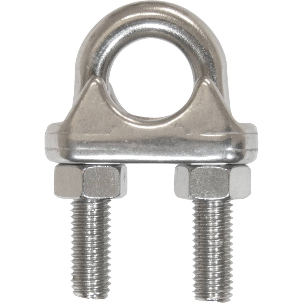 Serre-câble étrier en inox 5mm - sachet de 6 - KLIPPER - 75646.06
