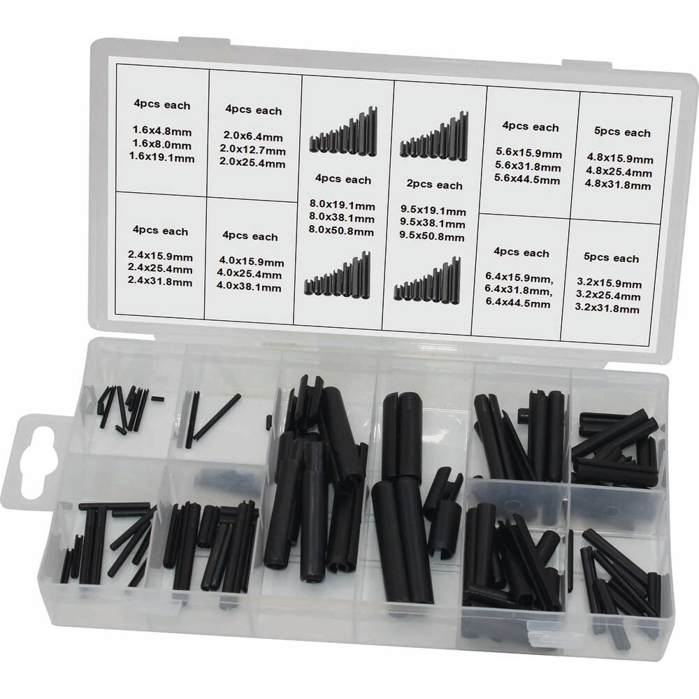 GOUPILLES MECANINDUS DE 1,6 À 9,5MM - COFFRET DE 120 PCS - STILKER - 75715