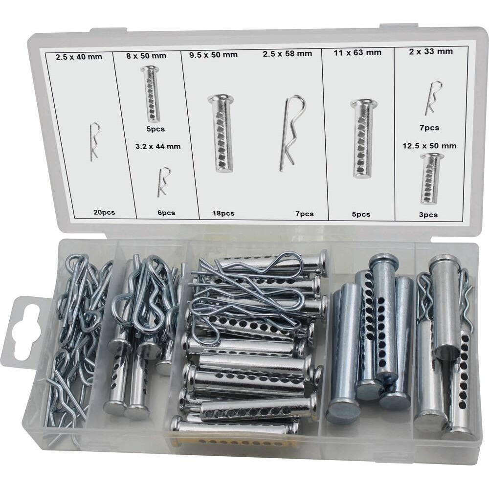 Goupilles de sécurité et goupilles Beta - coffret de 71 pcs STILKER - 75716