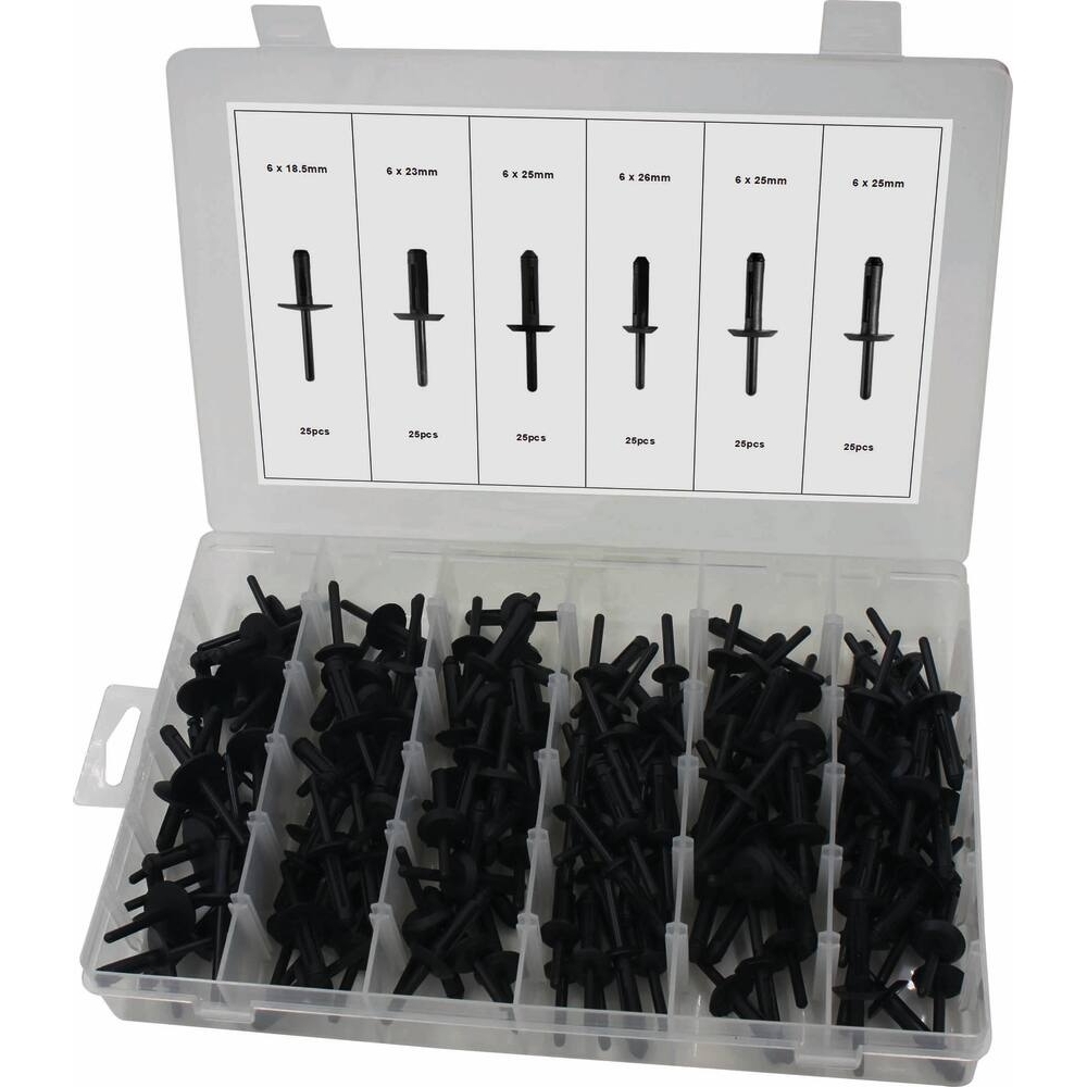 INSERT EN PLASTIQUE DE 18,5 À 26MM - COFFRET DE 150 PCS - STILKER - 75779