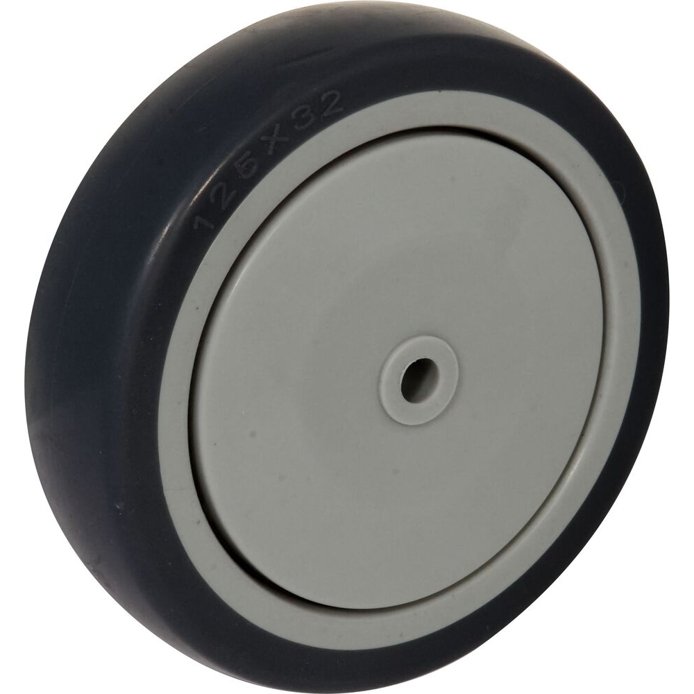 Roue nylon et santoprène alésage lisse D75mm MANULOIRE - 76708