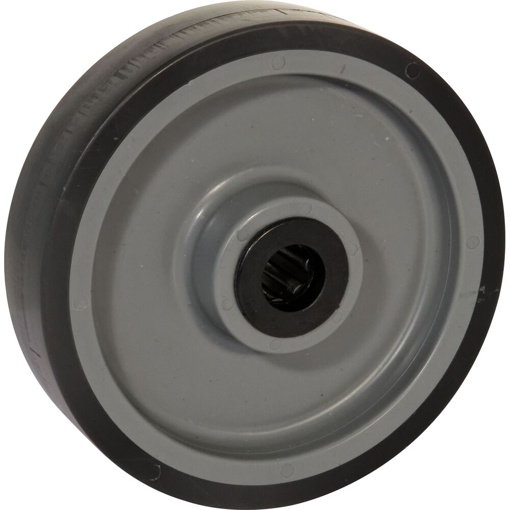 Roue nylon et santoprène alésage billes D100mm MANULOIRE - 76711