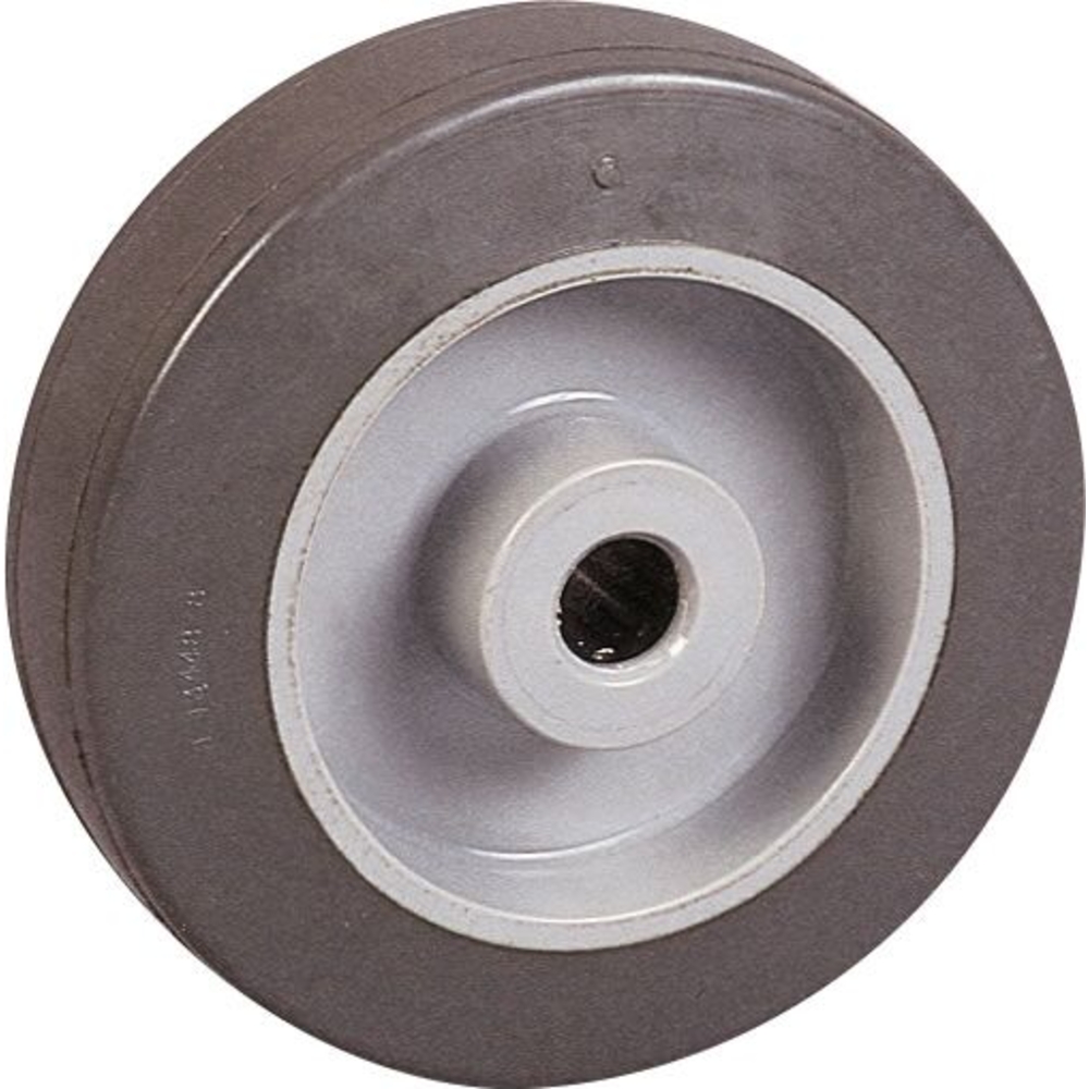 Roue nylon et caoutchouc élastique alésage rouleaux D100mm MANULOIRE - 76737