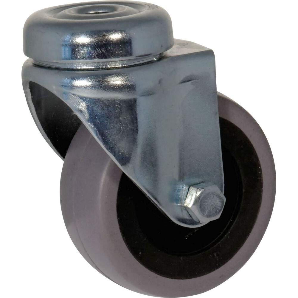 Roulette zinguée à œil 10mm pivotante 50mm 40kg MANULOIRE - 76796