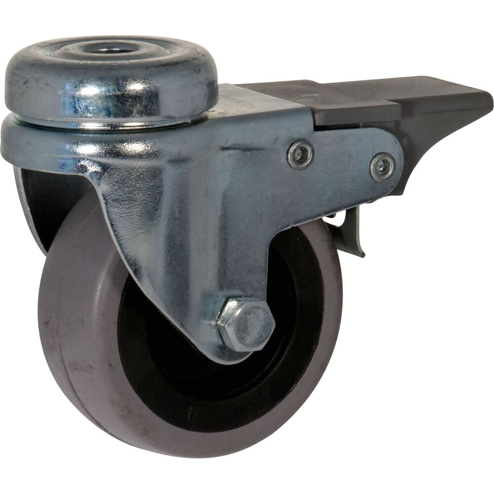 Roulette zinguée à œil 10mm pivotante 50mm 40kg MANULOIRE - 76797