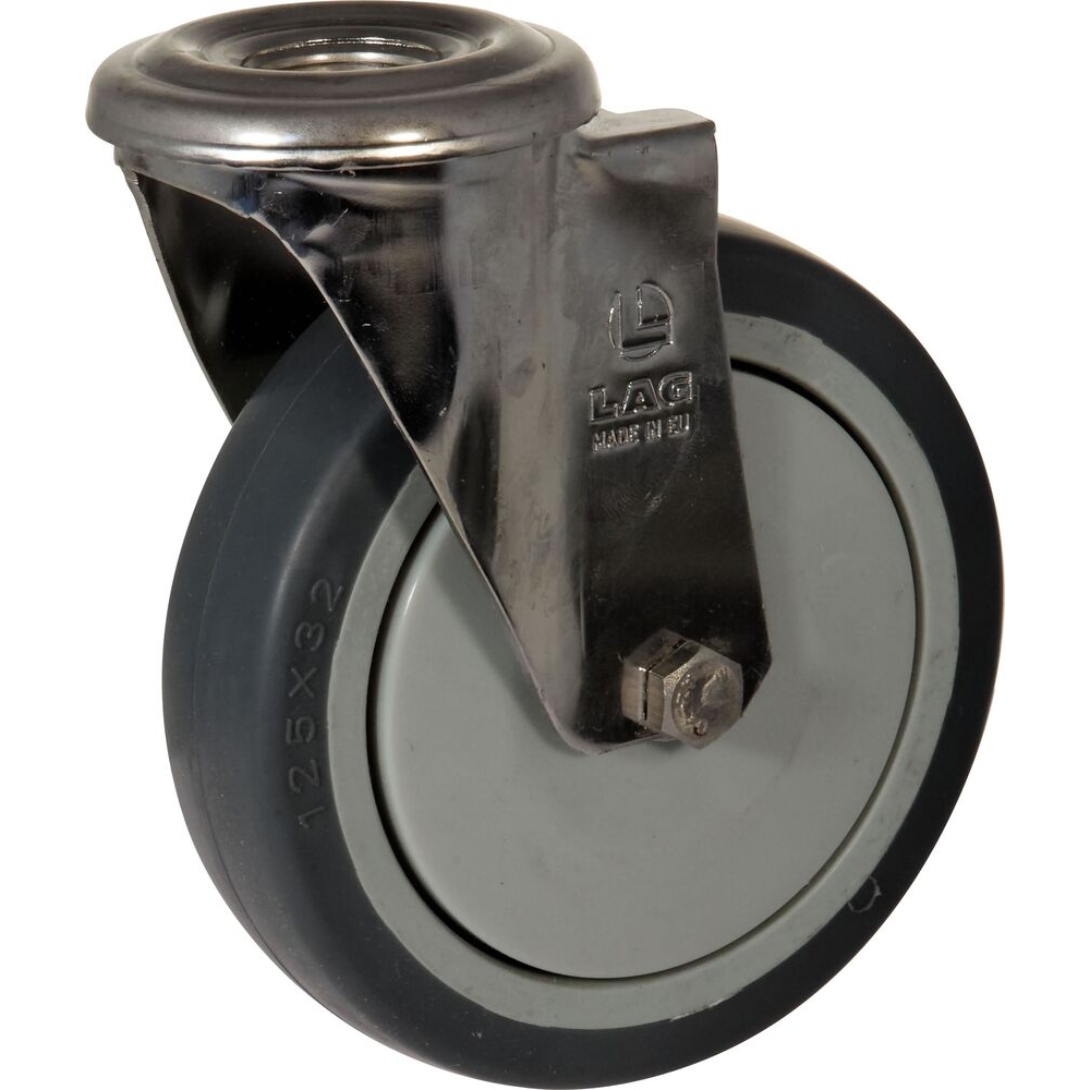 Chape inox moyenne oeil nylon et santoprène D50mm MANULOIRE - 76829