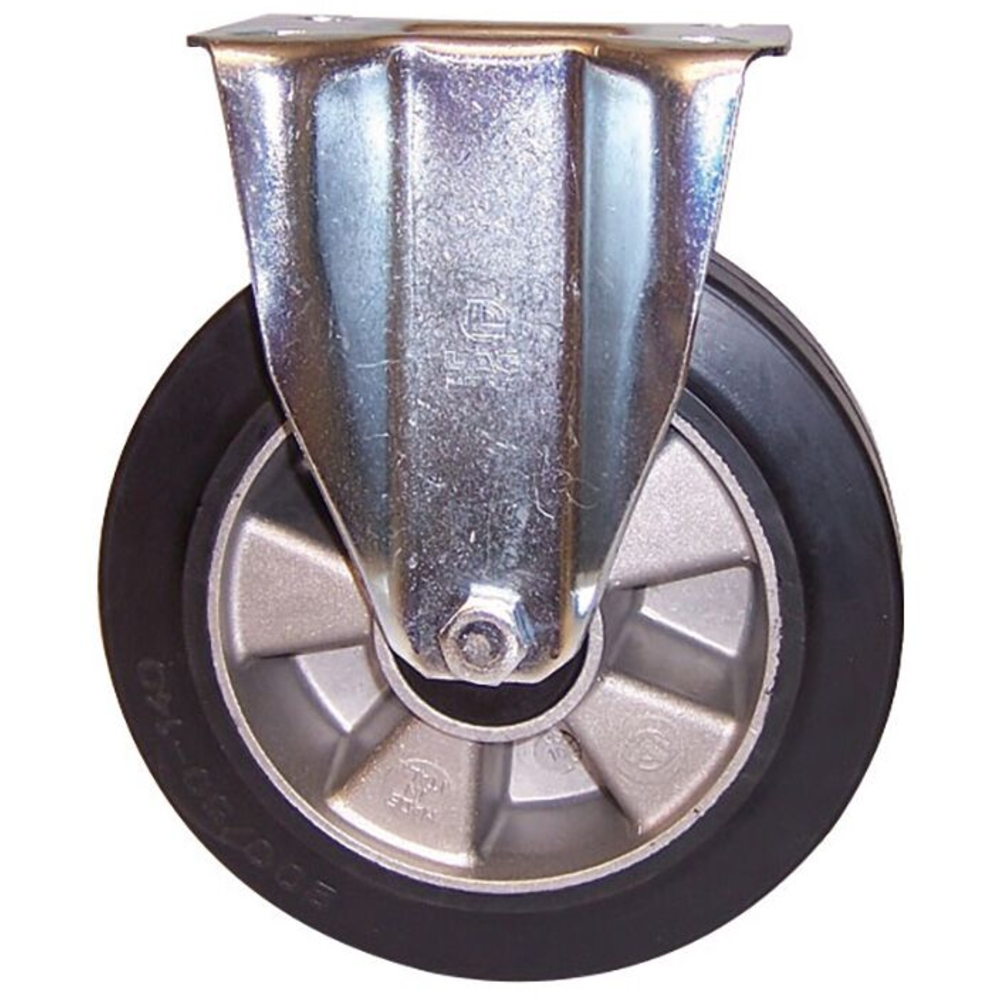 Chape zinguée moyenne fixe aluminium + caoutchouc D160mm MANULOIRE - 76855