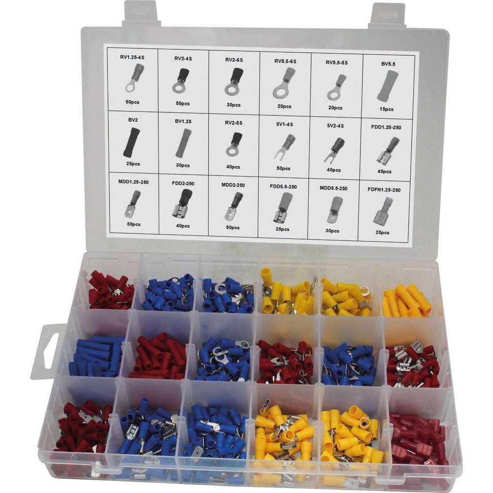 Coffret 635 cosses thermorétractables STILKER - 77873