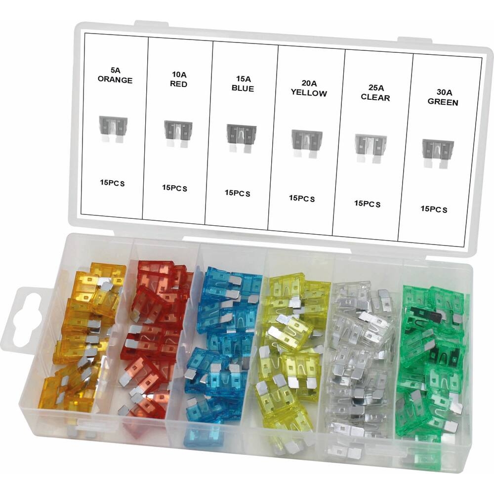 Fusible enfichable assortiment - coffret de 90pcs STILKER - 77981
