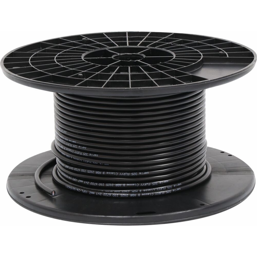 Câble multi-conducteur ADR 2x1mm² noir - bobinot de 50m - GREGOIRE ET BARILLEAU - 78252