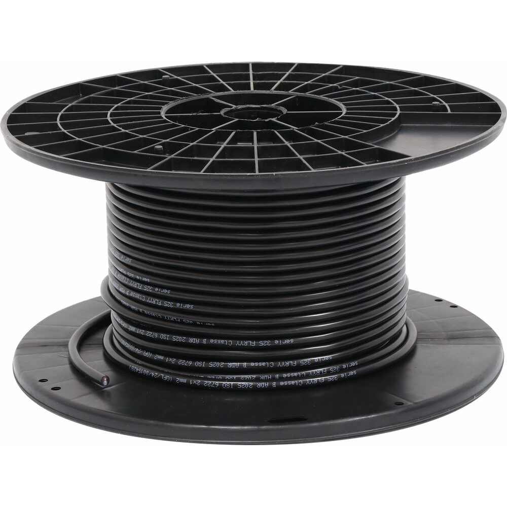 Câble multi-conducteur ADR 2x1mm² noir - bobinot de 50m GREGOIRE ET BARILLEAU - 78252