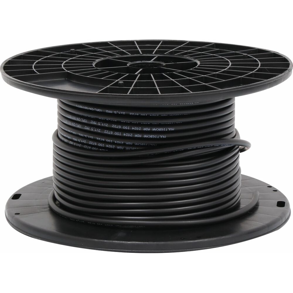 Câble multi-conducteur ADR 2x1,50mm² noir - bobinot de 50m GREGOIRE ET BARILLEAU - 78253