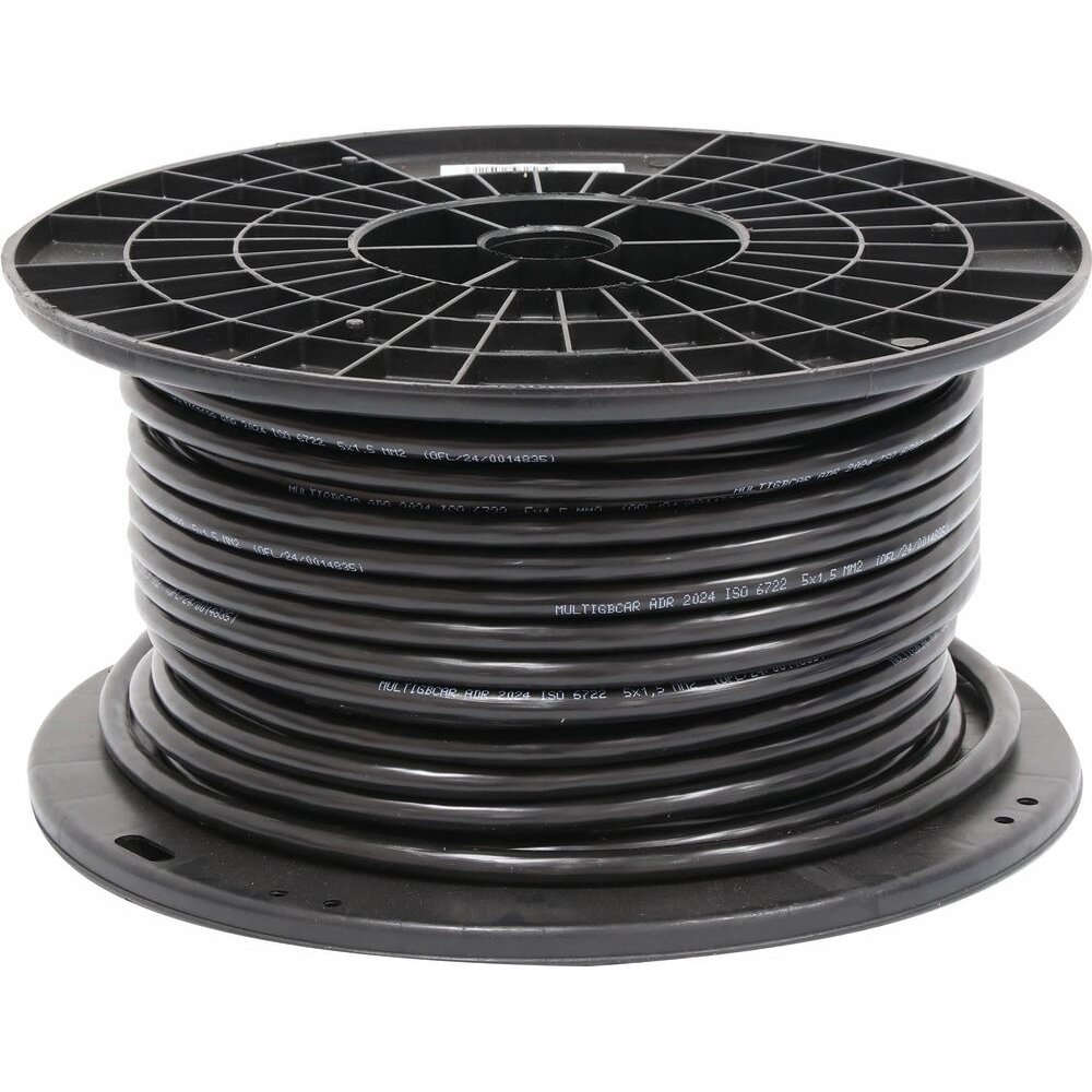 Câble multi-conducteur ADR 5x1,50mm² noir - bobinot de 50m - GREGOIRE ET BARILLEAU - 78256