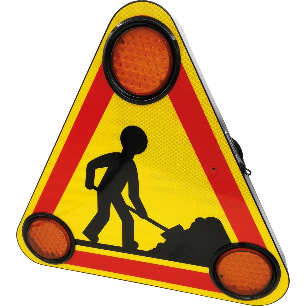 Triangle triflash 500mm à LED class 2 rechargeable magnétique polycarbonate LEDWORK - 79301