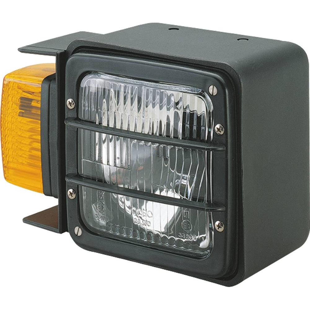 Feu avant de tracteur droit 3 fonctions avec clignotant fixation inférieur COBO - 79421