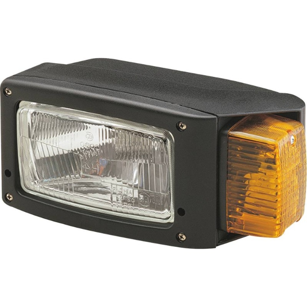 Phare avant de tracteur 3 fonctions avec clignotant fixation inférieure COBO - 79435