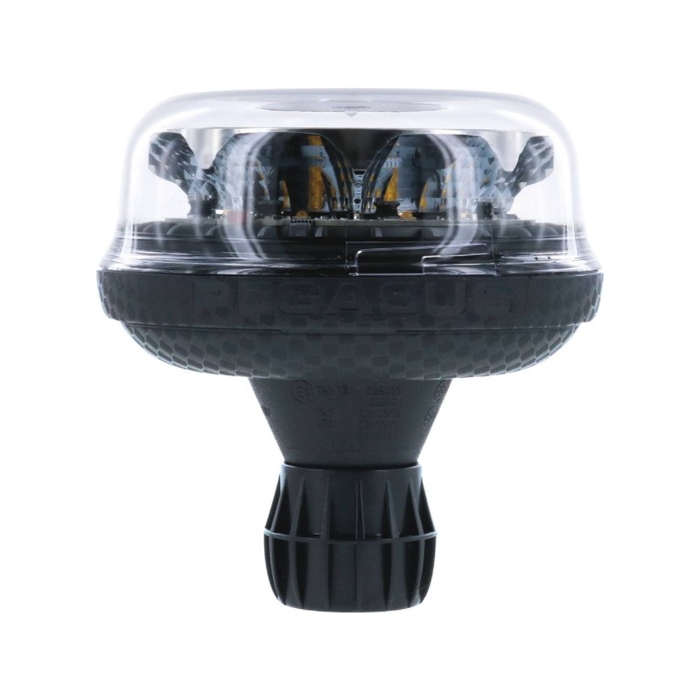 Gyrophare led rotatif/flash/double flash cabochon transparent CEA - 79450