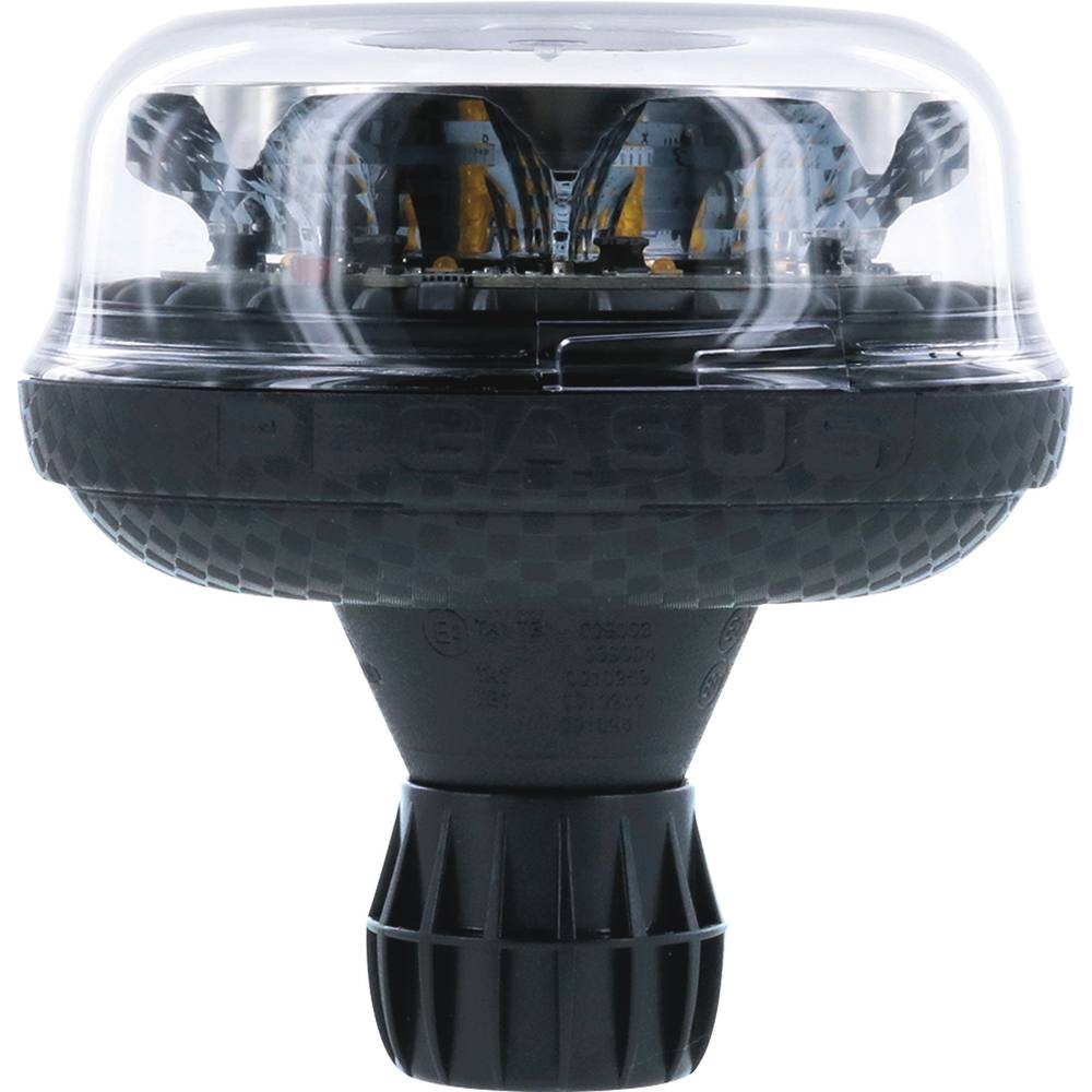 Gyrophare LED rotatif/flash/double flash/sur tige flexible et cabochon trasparent CEA - 79450