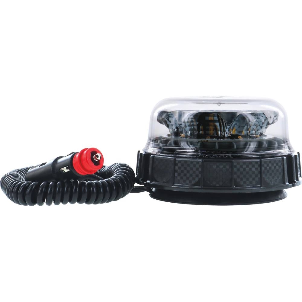 Gyrophare LED rotatif/ flash/double flash/magnétique et cabochon transparent CEA - 79454