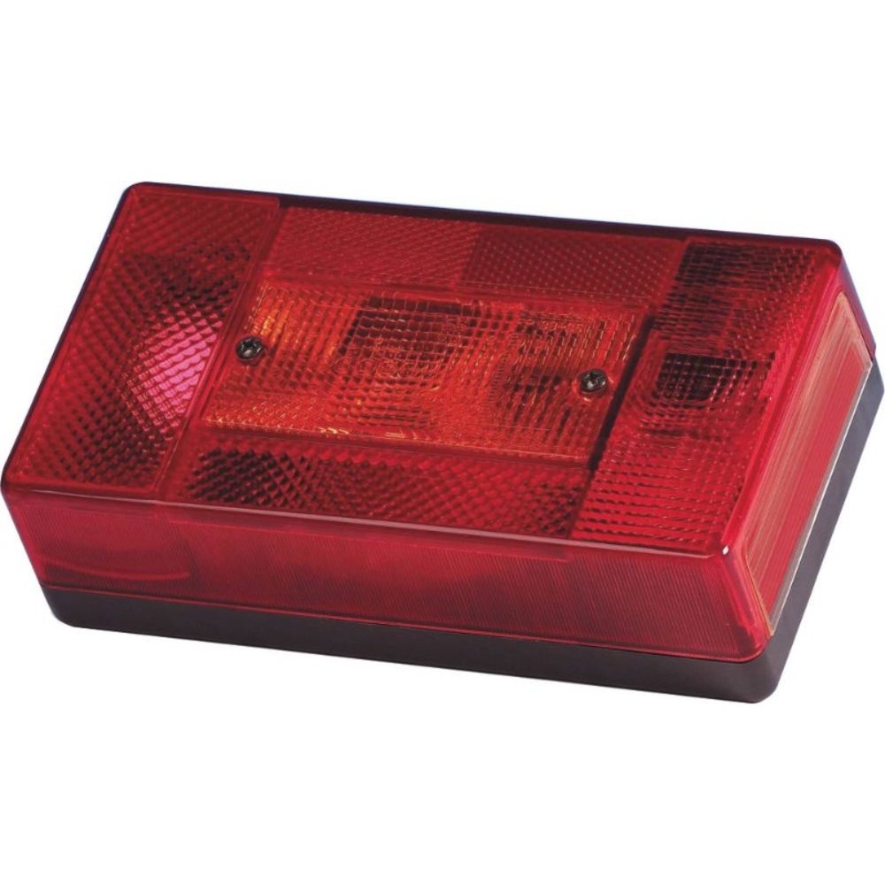 Feu arrière rectangle 12v 5 fonctions 188x100mm AJ.BA - 79530