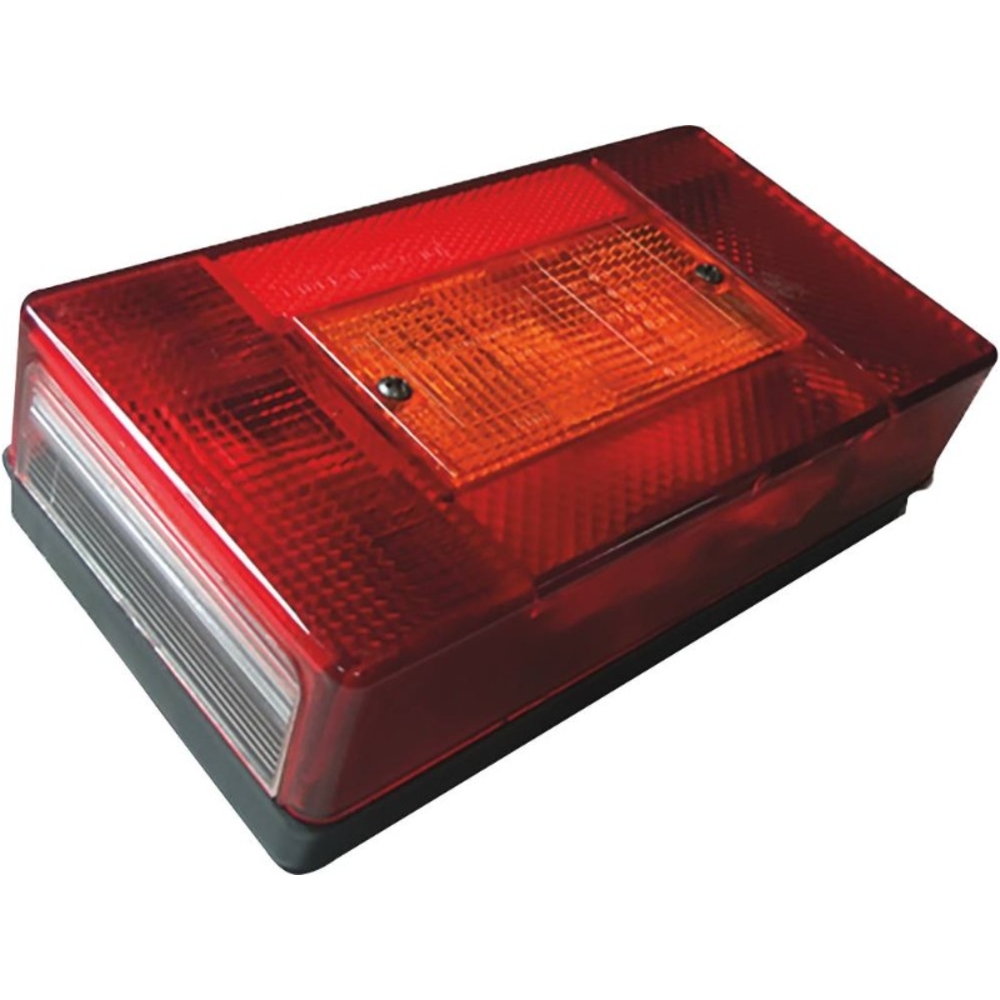 Feu arrière rectangle 12v 5 fonctions 188x100mm AJ.BA - 79532