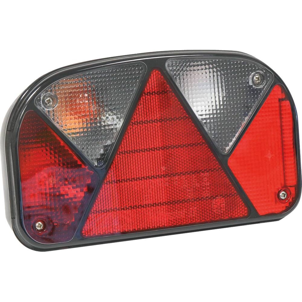 Feu arrière rectangle gauche 12V 4 fonctions 240x140mm ASPOCK - 79558