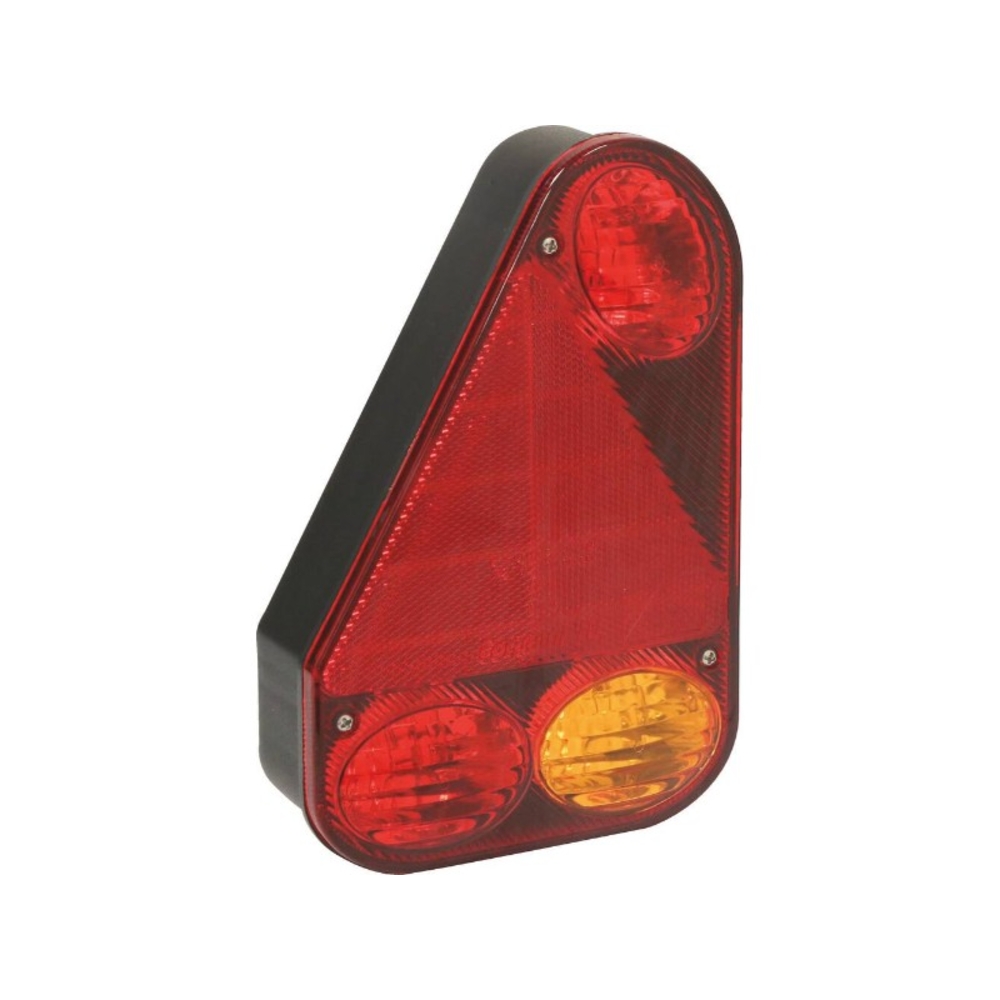 Feu arrière vertical 12v 5 fonctions avec connecteur 5 plots 219x146mm ASPOCK - 79563