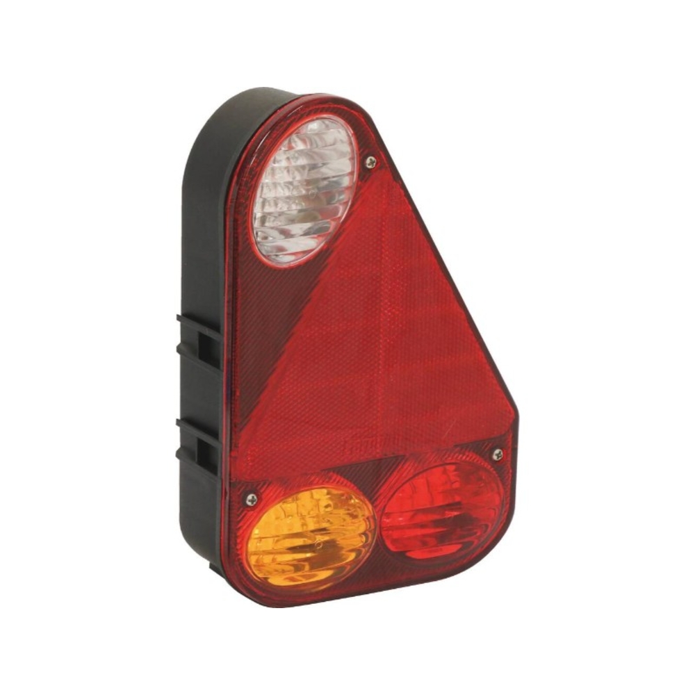 Feu arrière vertical 12v 5 fonctions avec connecteur 5 plots 219x146mm ASPOCK - 79564