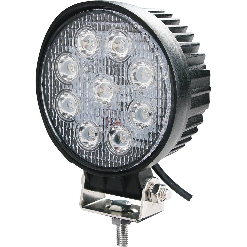 Phare de travail rond LED 10/32V 27W 1800 lumens faisceau large SODIFLASH - 79664