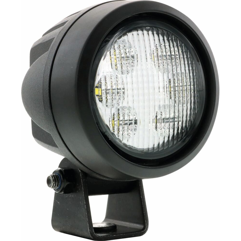 Phare de travail rond LED 12/24V 2000 lumens - boîtier carbone - classe 5 ABL - 79680